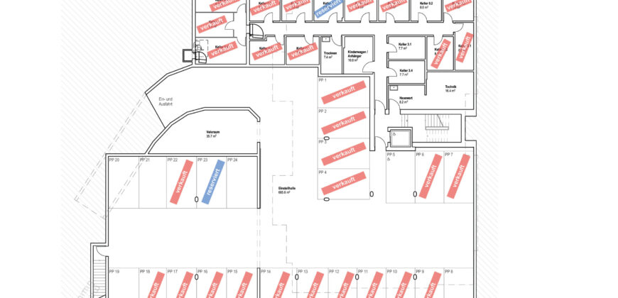 Casa Giardino | 2.5-Zimmer Gartenwohnung 0.2 | EG Süd