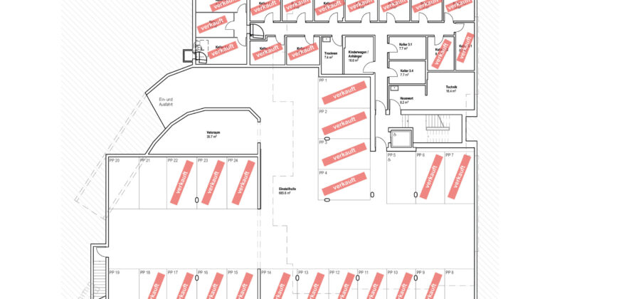 Casa Giardino | 3.5-Zimmer Attikawohnung 3.1 | Attika Südost