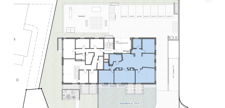Wohnen in der ersten Reihe – Gartenwohnung 0.1 Wohnen in der ersten Reihe – Gartenwohnung 0.1