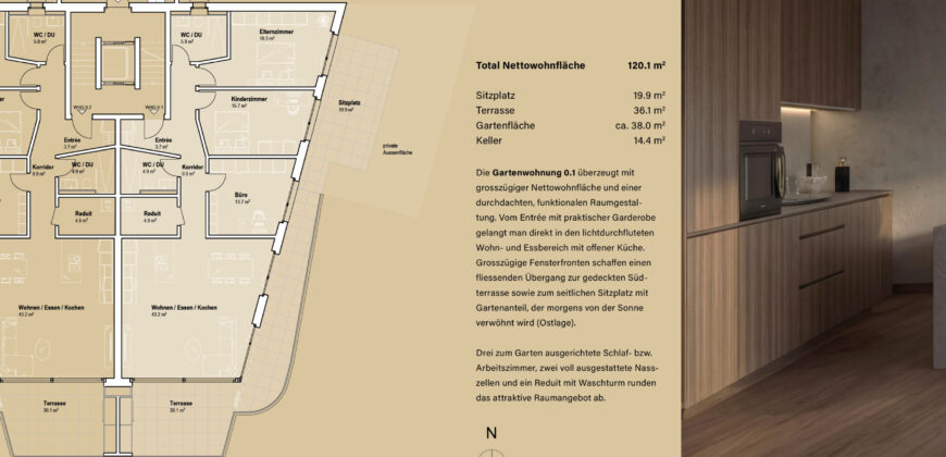 Müliacker – Gartenwohnung 0.1
