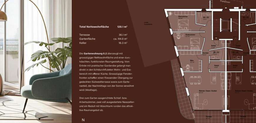 Müliacker – Gartenwohnung 0.2