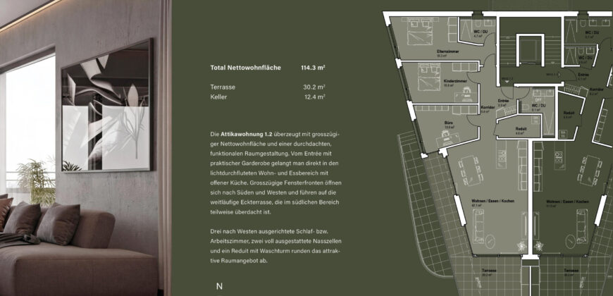 Müliacker – Attikawohnung 1.2